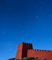 长城夜空星轨景观2410#横屏 