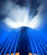 摩天大楼夜景仰视画面11536#横屏 