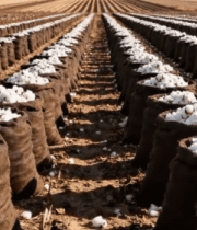 棉花田棉花装袋场景9328#横屏 