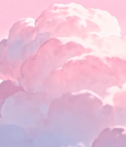 梦幻粉色云朵天空景象12058#横屏 