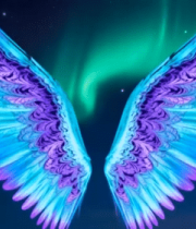 梦幻炫彩天使翅膀素材6079#横屏 