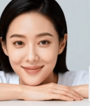 	 美女展示护肤品8967#横屏 