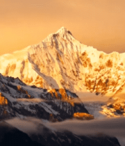 	 梅里雪山日照金山景观8834#横屏 
