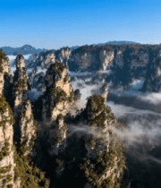 张家界武陵源自然风光全景14316#横屏 