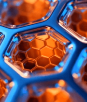 六边形抽象背景素材9934#横屏 