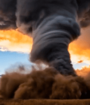 龙卷风自然风光场景7919#横屏 