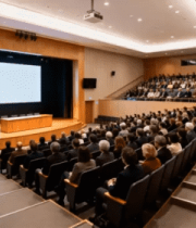 礼堂内观众听讲场景13320#横屏 