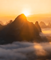 漓江群山日出云海景观12018#横屏 