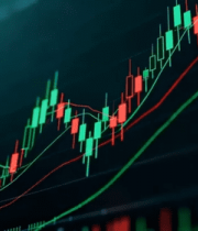 金融股市线图画面8219#横屏 