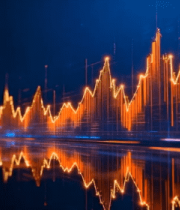 	 金融数据图表动态光影素材815#横屏 