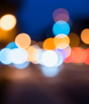 街道夜景光斑虚化画面4245#横屏 