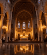 教堂内部全景(1)6706#横屏 