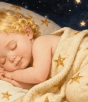 金发宝宝盖星毯熟睡11396#横屏 