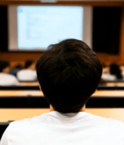 教室后排学生听课背影6745#横屏 