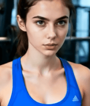 	 健身房内女性健身素材9018#横屏 