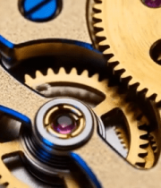 	 机械手表齿轮特写2487#横屏 