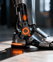 机器人脚部特写素材3453#横屏 