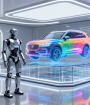 机器人环绕展示未来汽车216#横屏 