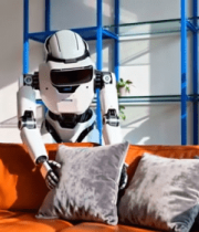 机器人室内摆放沙发抱枕13912#横屏 