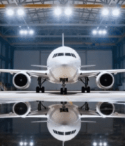 机库内停放的大型客机9696#横屏 