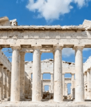 雅典帕特农神庙古迹10725#横屏 