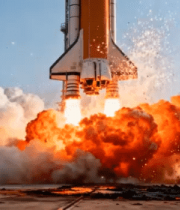 火箭发射升空场景(6)5379#横屏 