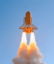 火箭发射升空场景(6)5379#横屏 