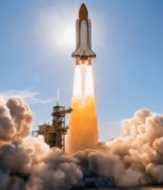 火箭发射升空场景(7)6122#横屏 