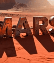 火星场景字母标识特写9978#横屏 