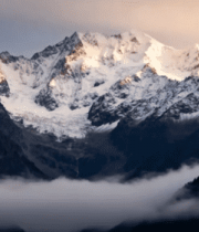 雪山山脉自然风光(1)10681#横屏 