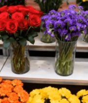 花店多彩鲜花陈列8969#横屏 