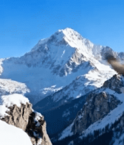 雪山雄鹰展翅特写10888#横屏 