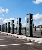 户外新能源汽车充电桩场景5682#横屏 