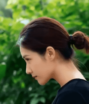 户外女子侧颜特写9488#横屏 