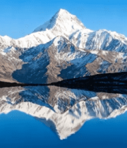 雪山湖泊全景自然风光(1)6214#横屏 