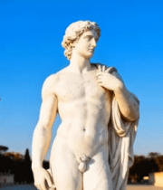 户外古典雕像与建筑景观398#横屏 