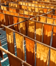 户外晾晒的条状食物11235#横屏 