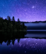 湖畔星空夜景14936#横屏 