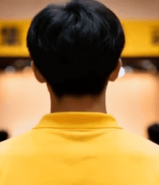 学生参与集体活动背影画面933#横屏 