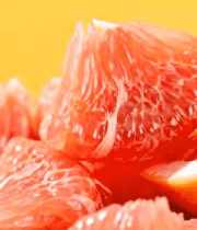 红心蜜柚果肉特写素材14410#横屏 