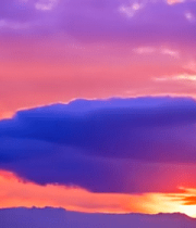 绚丽日落天空美景11482#横屏 