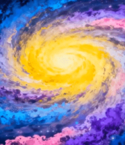 绚丽多彩宇宙星云画面5817#横屏 
