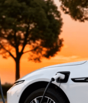 新能源汽车户外充电桩充电7856#横屏 