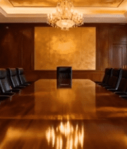 豪华会议室会议桌场景素材9775#横屏 