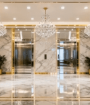 豪华大理石电梯厅室内场景310#横屏 