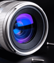 相机镜头及散落螺丝钉素材13386#横屏 