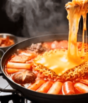 韩式火锅食材特写8997#横屏 