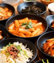 韩式美食菜肴特写15014#横屏 