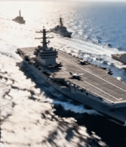 海上航行的航空母舰及舰队(1)9906#横屏 