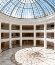 现代建筑大厅玻璃穹顶全景15023#横屏 